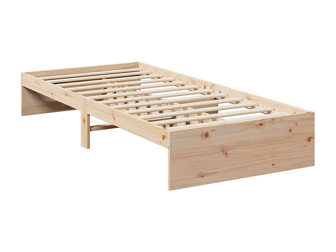 Tagesbett ohne Matratze 75x190 cm Massivholz Kiefer