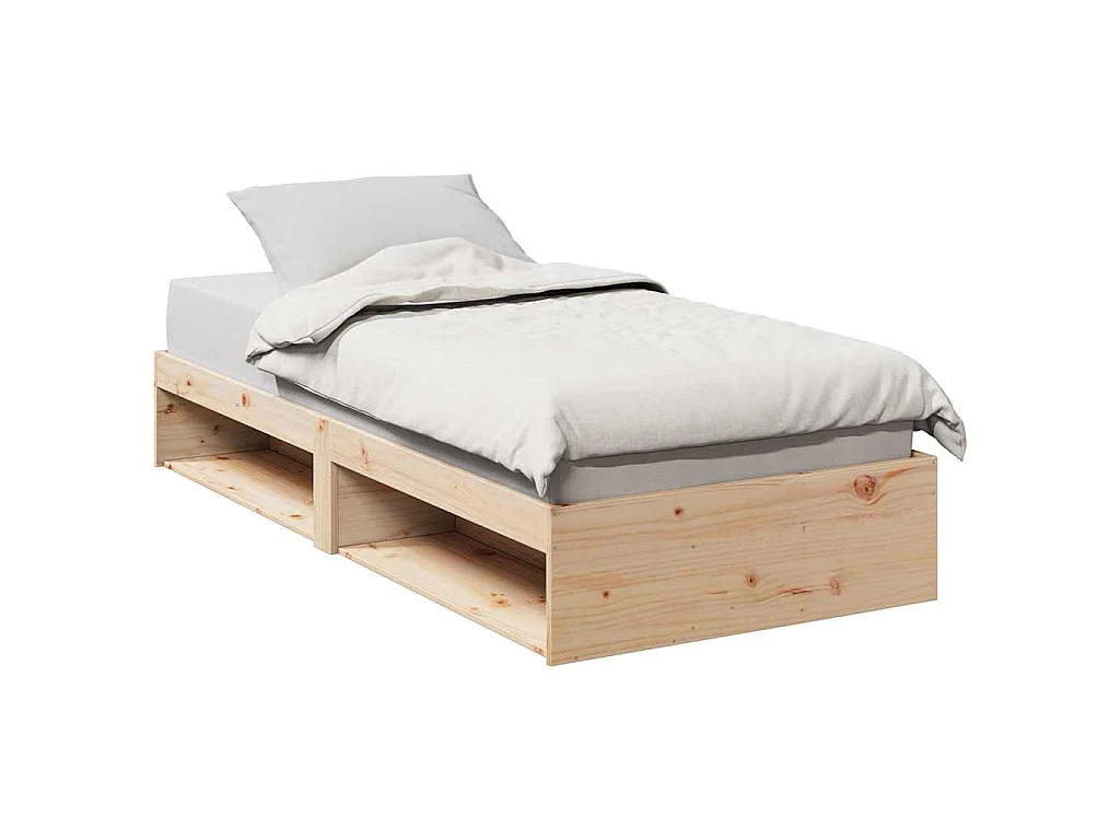 Dormeuse senza Materasso 75x190 cm in Legno Massello di Pino