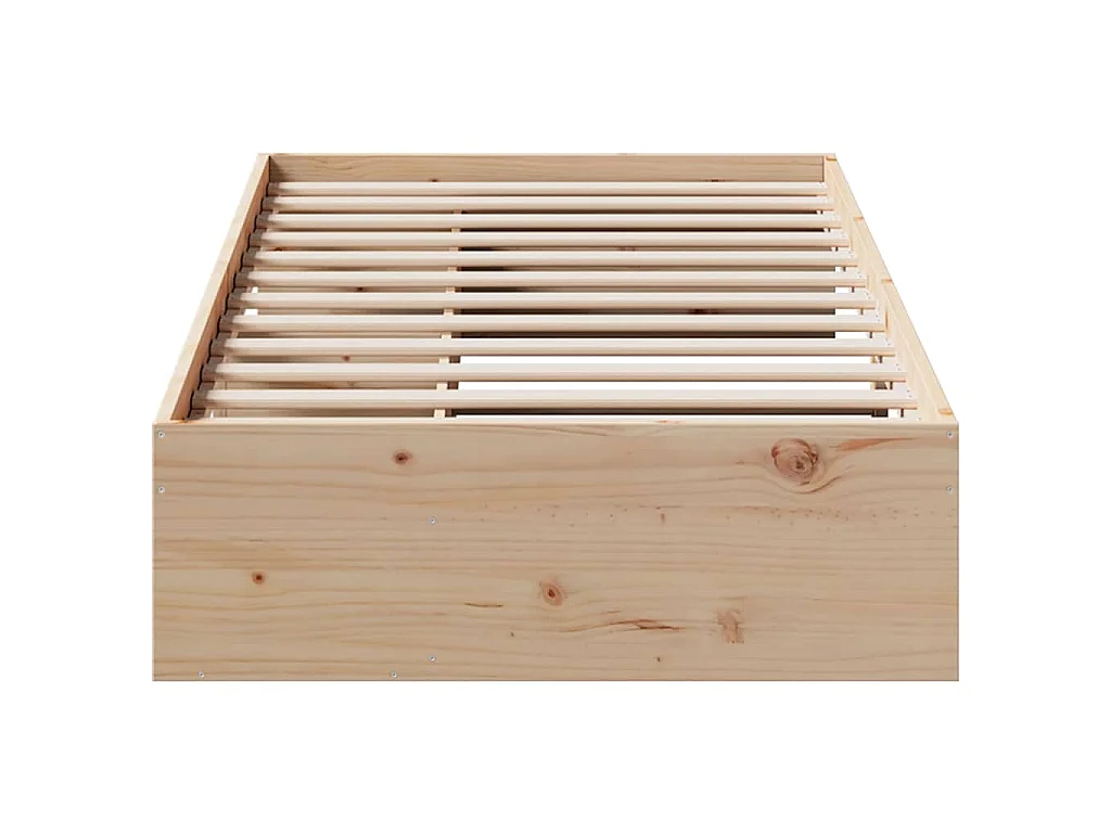 Dormeuse senza Materasso 75x190 cm in Legno Massello di Pino