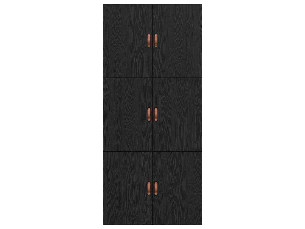 Cadre de lit avec rangement Chêne noir 70 x 190 cm