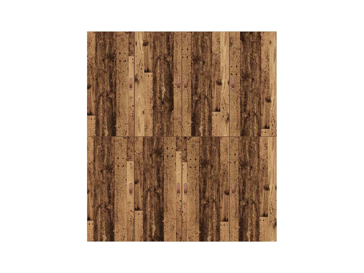 Cadre de lit Bois ancien 200 x 200 cm Bois d'ingénierie