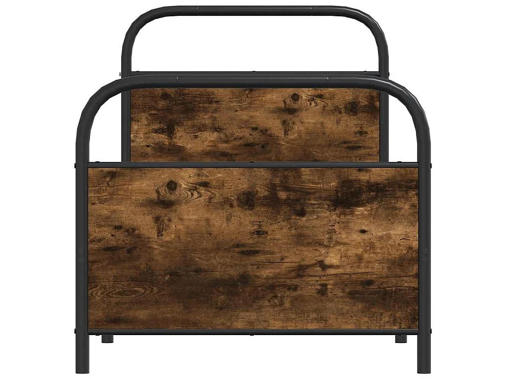 Giroletto senza Materasso Rovere Fumo 75x190 cm in Truciolato