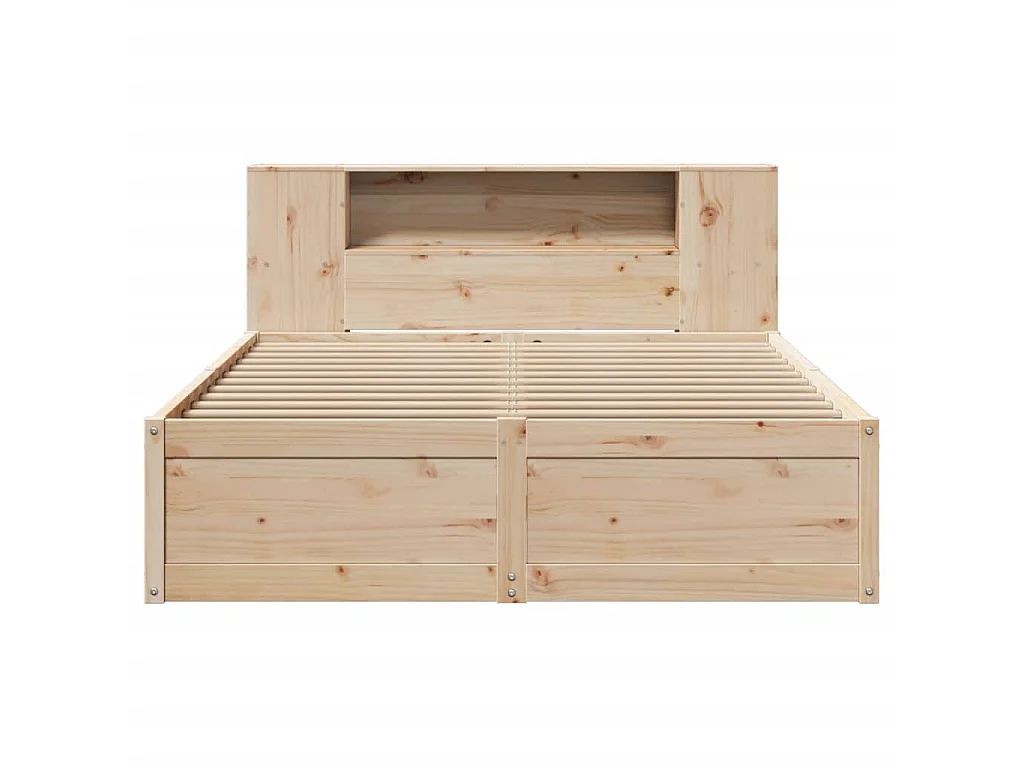 Massivholzbett ohne Matratze 135x190 cm Kiefernholz