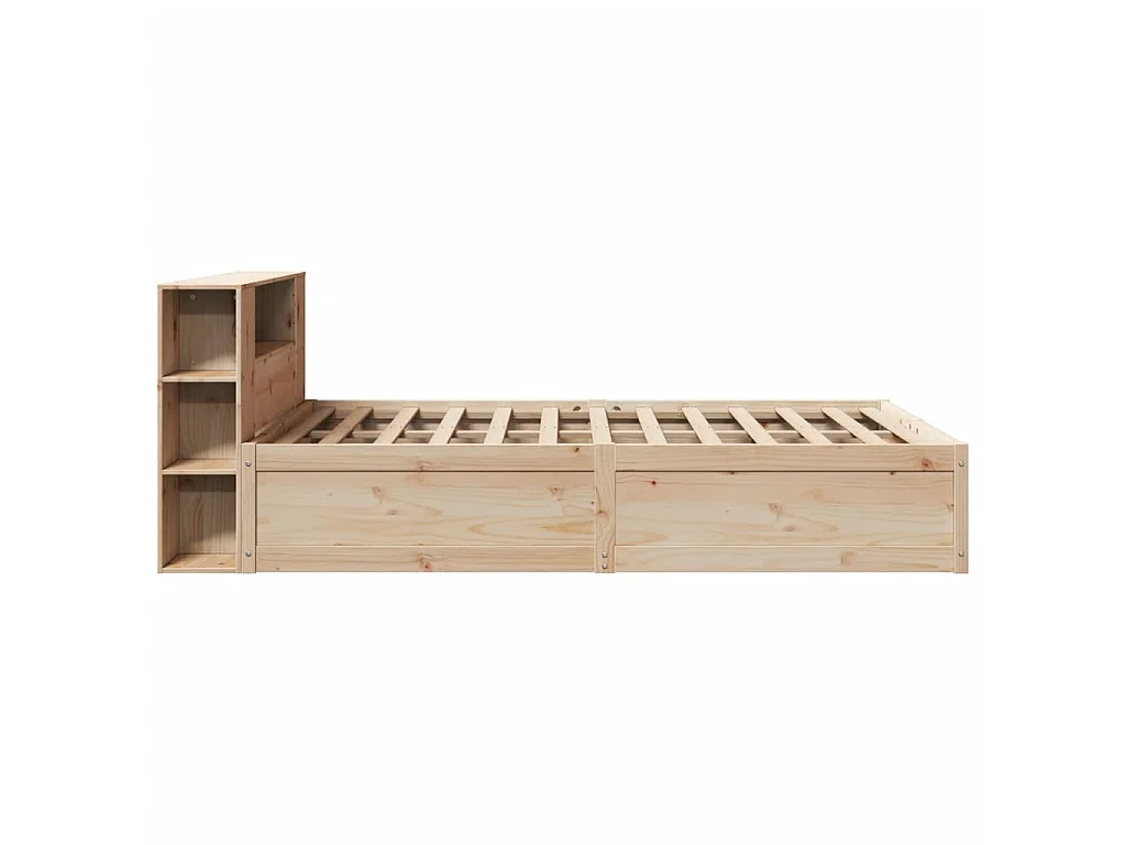 Massivholzbett ohne Matratze 135x190 cm Kiefernholz