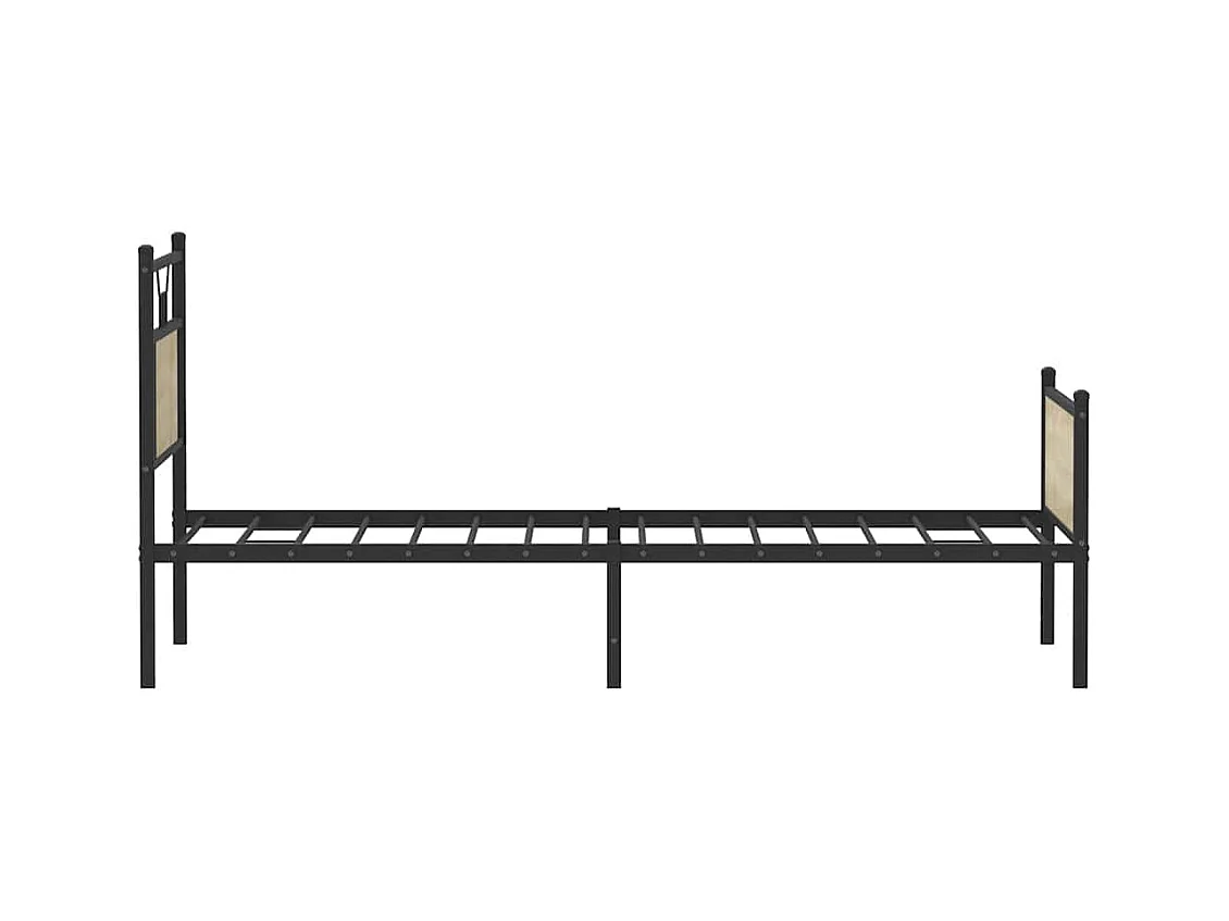 Bettgestell ohne Matratze Sonoma-Eiche 75x190 cm Holzwerkstoff