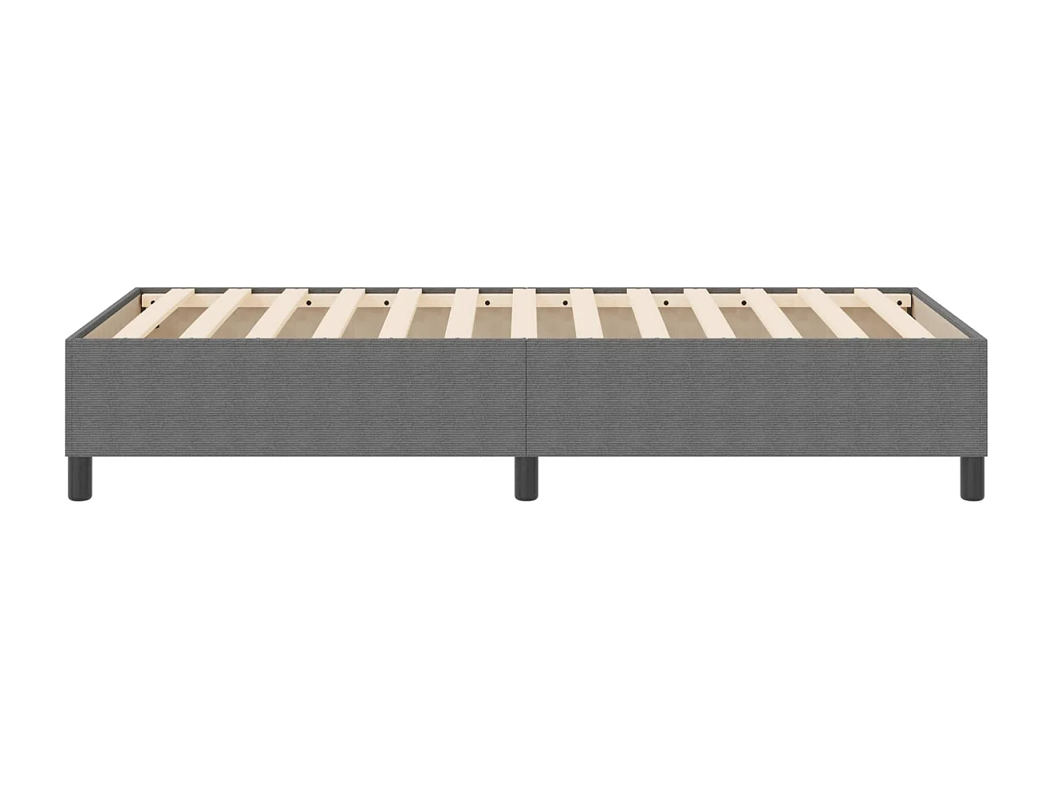 Platform bedframe Lichtgrijs 80 x 200 cm Stof