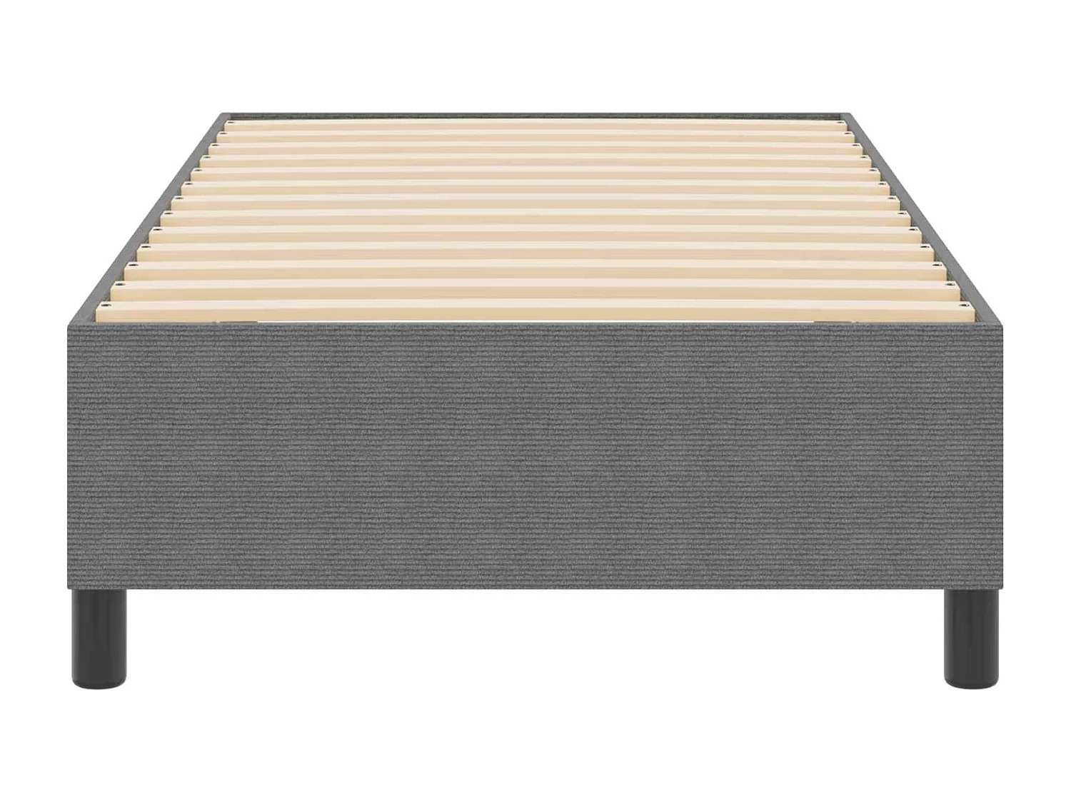 Cadre de lit plateforme Gris clair 80 x 200 cm