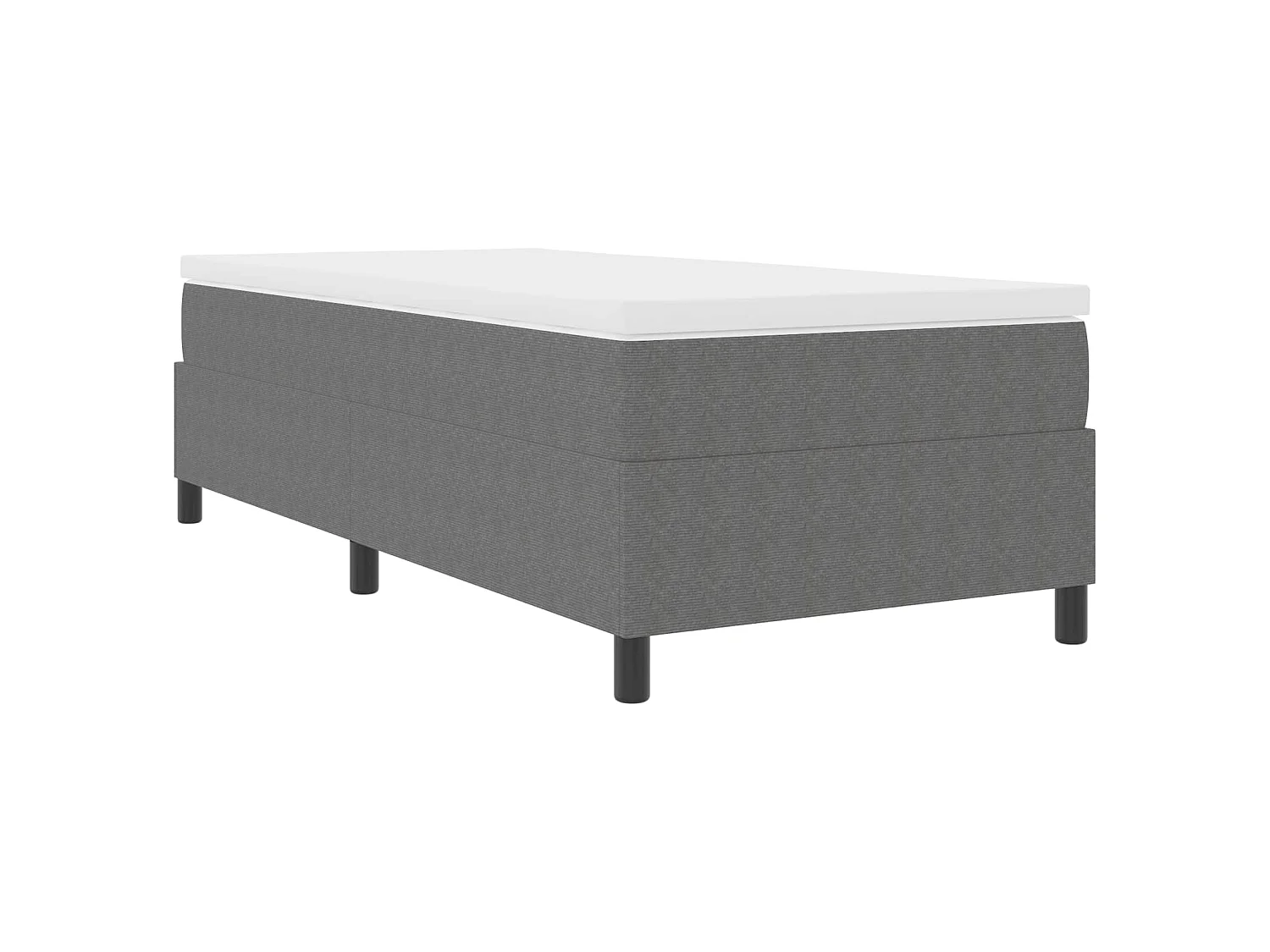 Struttura letto piattaforma Grigio chiaro 80 x 200 cm