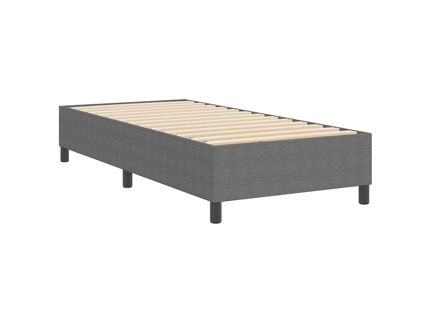 Struttura letto piattaforma Grigio chiaro 80 x 200 cm