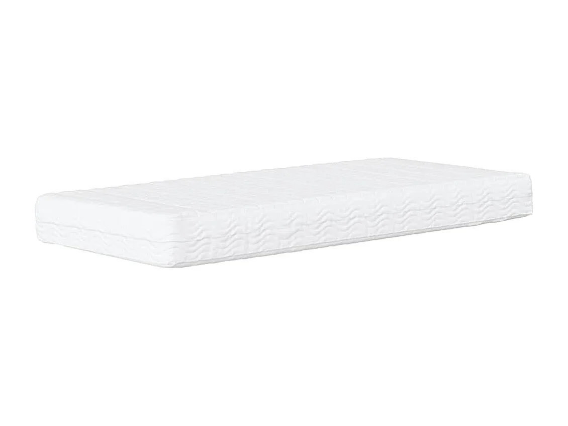 Lit avec matelas Hanko bleu 80x200 cm velours