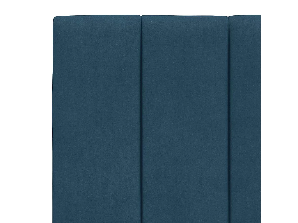 Letto con Materasso Hanko Blu 80x200 cm in Velluto