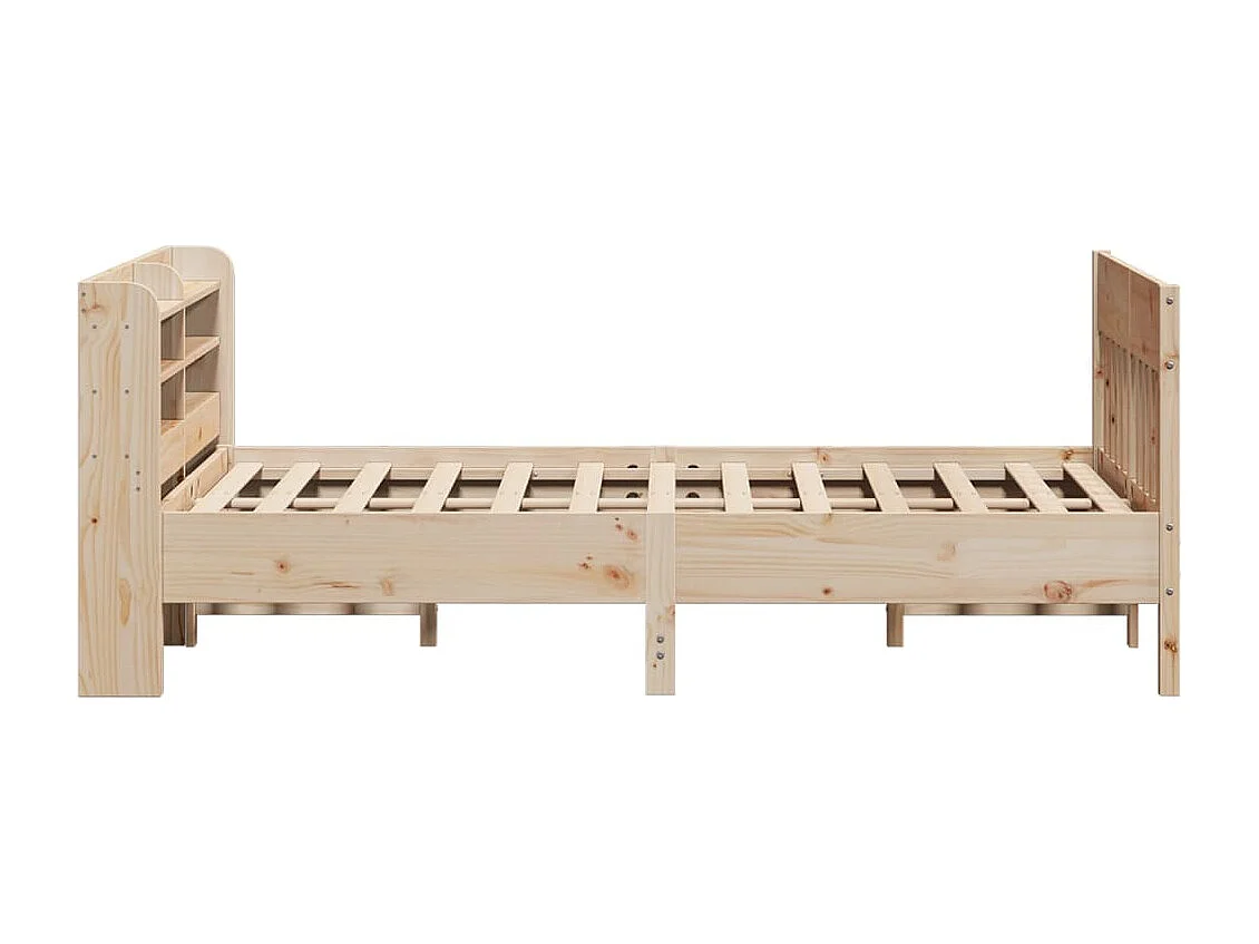Cadre de lit sans matelas 135x190 cm bois de pin massif