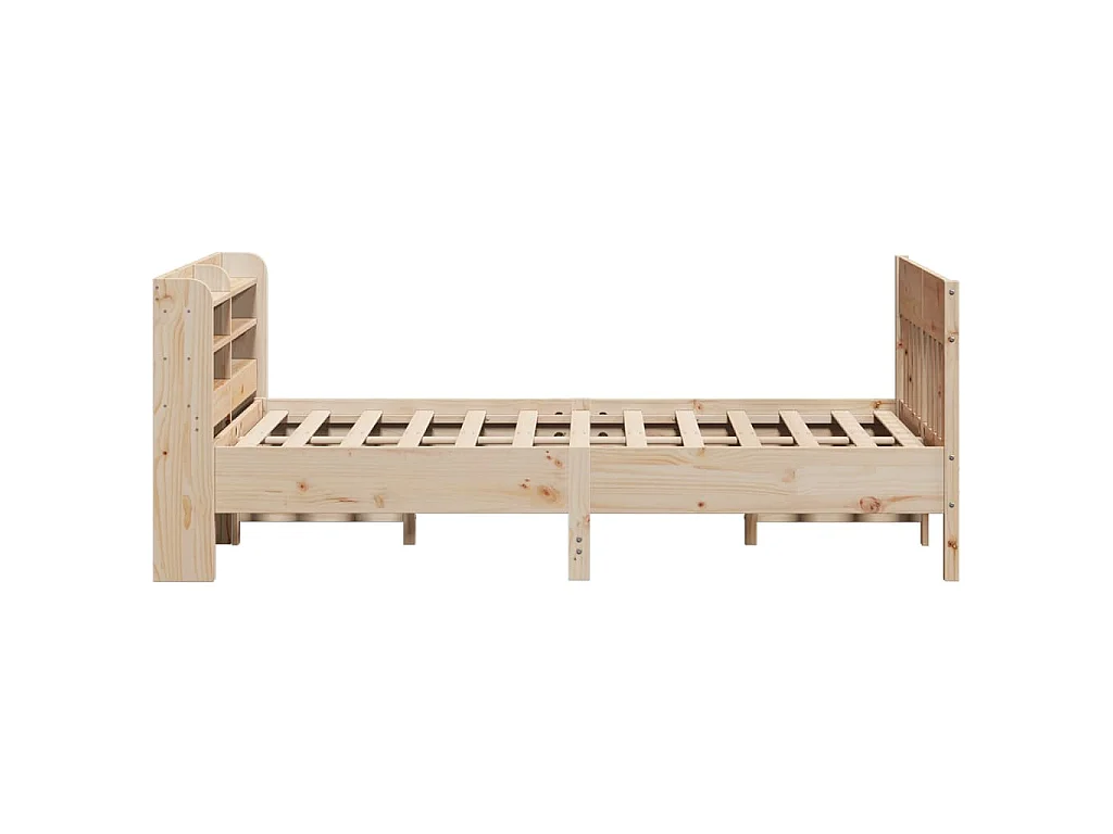 Cama sem colchão 135x190 cm madeira de pinho maciça