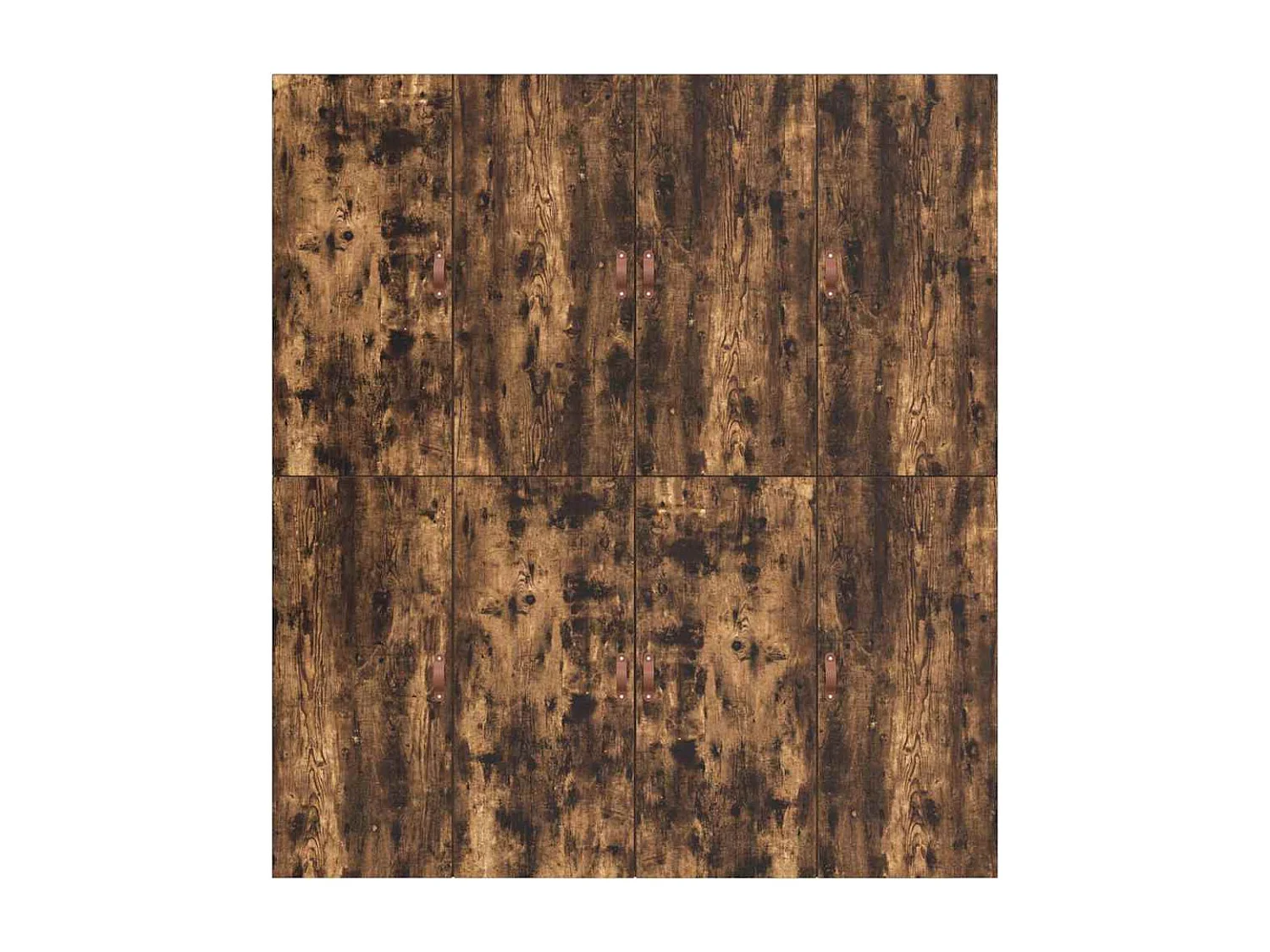 Cadre de lit Chêne fumé 200 x 200 cm Bois d'ingénierie