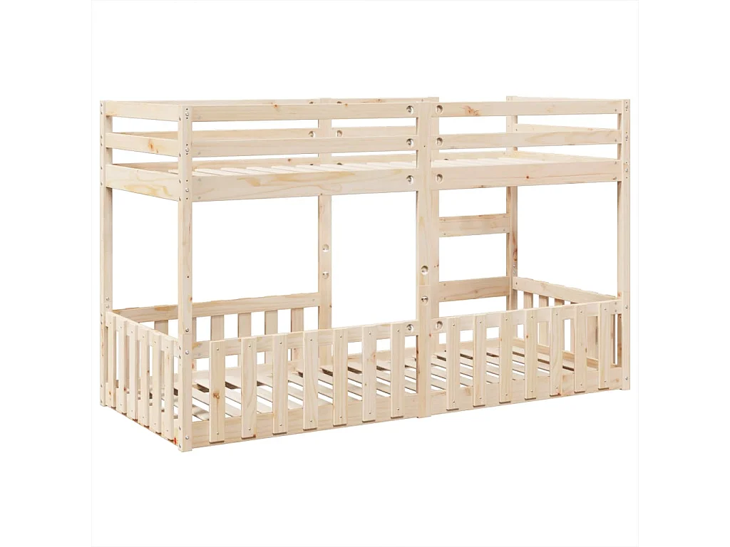 Lit superposé 80x200 cm Bois de pin massif