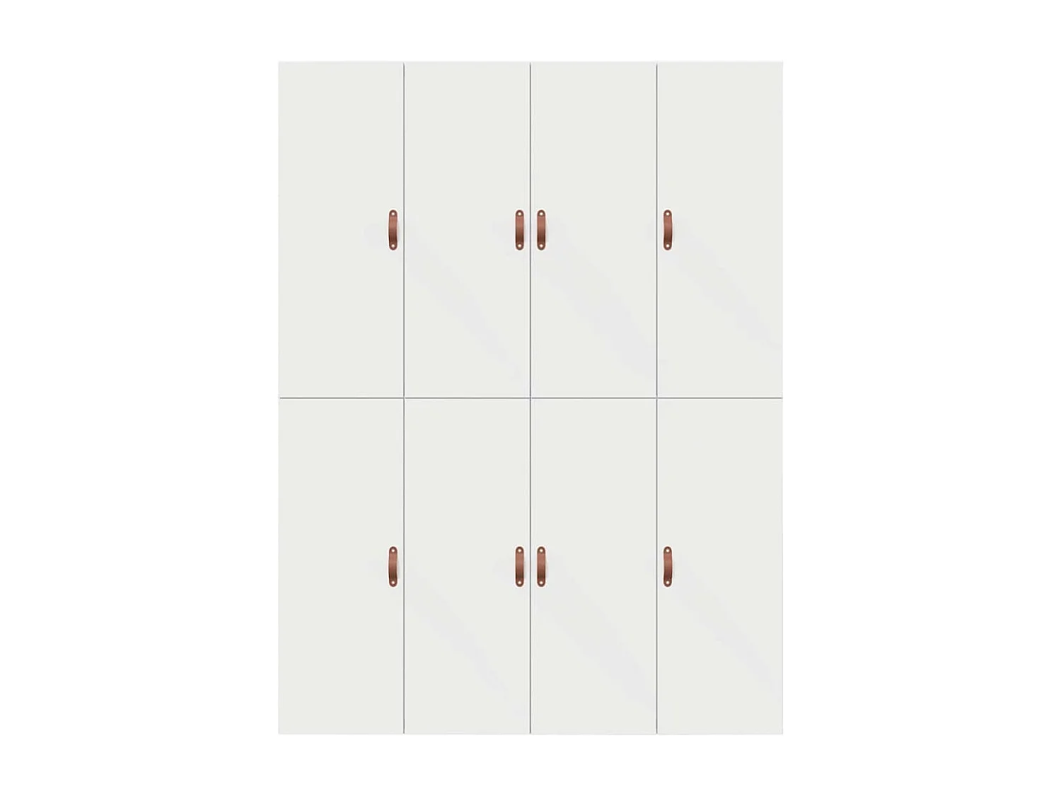 Cadre de lit avec stockage Blanc 135 x 190 cm Bois d'ingénierie