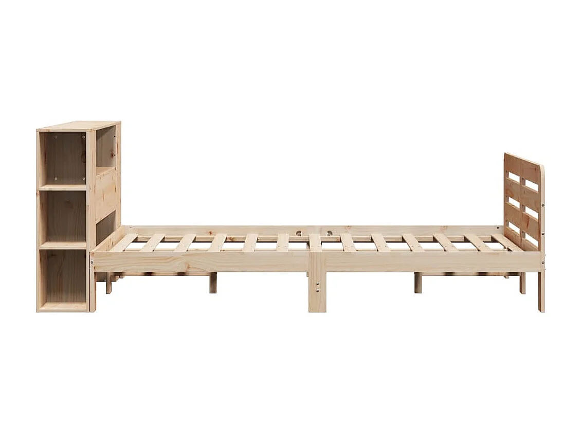 Cama sem colchão 135x190 cm madeira de pinho maciça