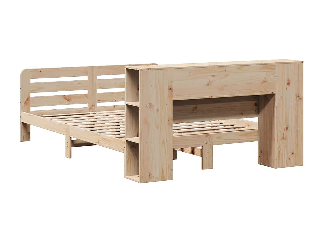 Cama sem colchão 135x190 cm madeira de pinho maciça