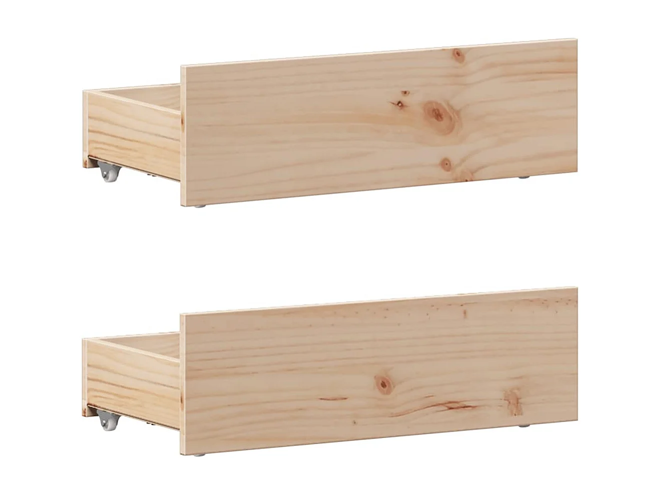 Giroletto senza Materasso con Testiera 75x190 cm Massello Pino