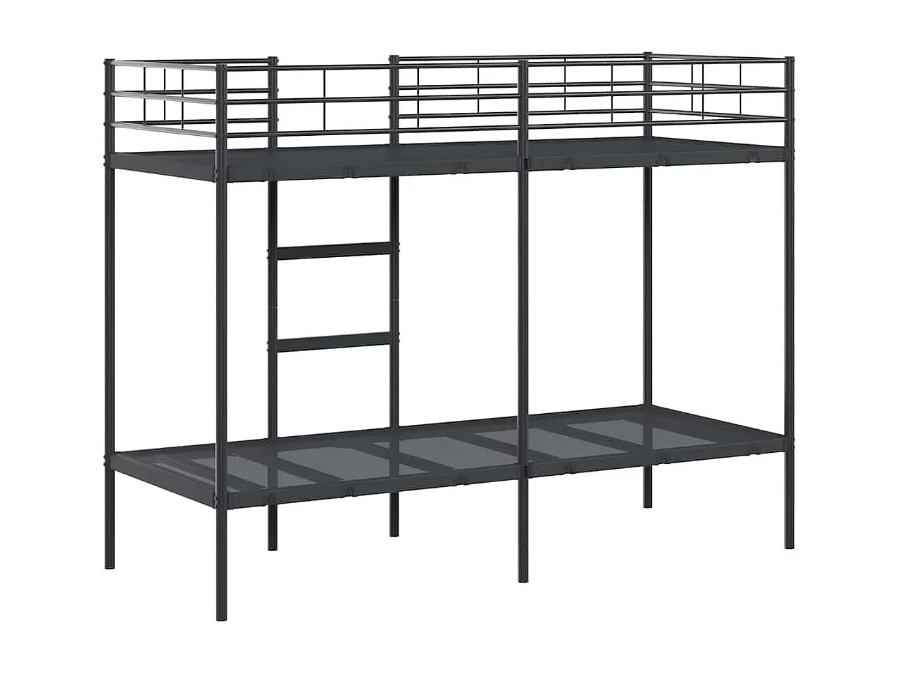 Beliche sem colchão 75x190 cm aço preto