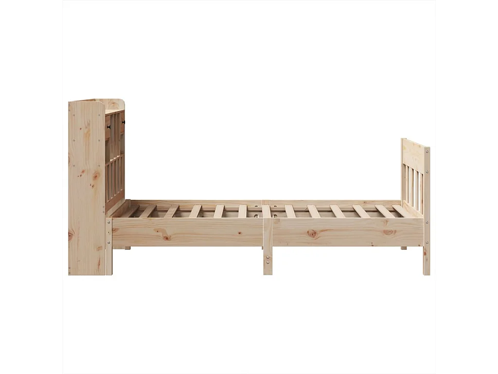 Giroletto senza Materasso 75x190 cm in Legno Massello di Pino