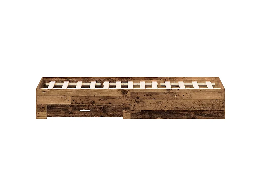 Estructura de cama con cajón Madera Vieja 135 x 190 cm