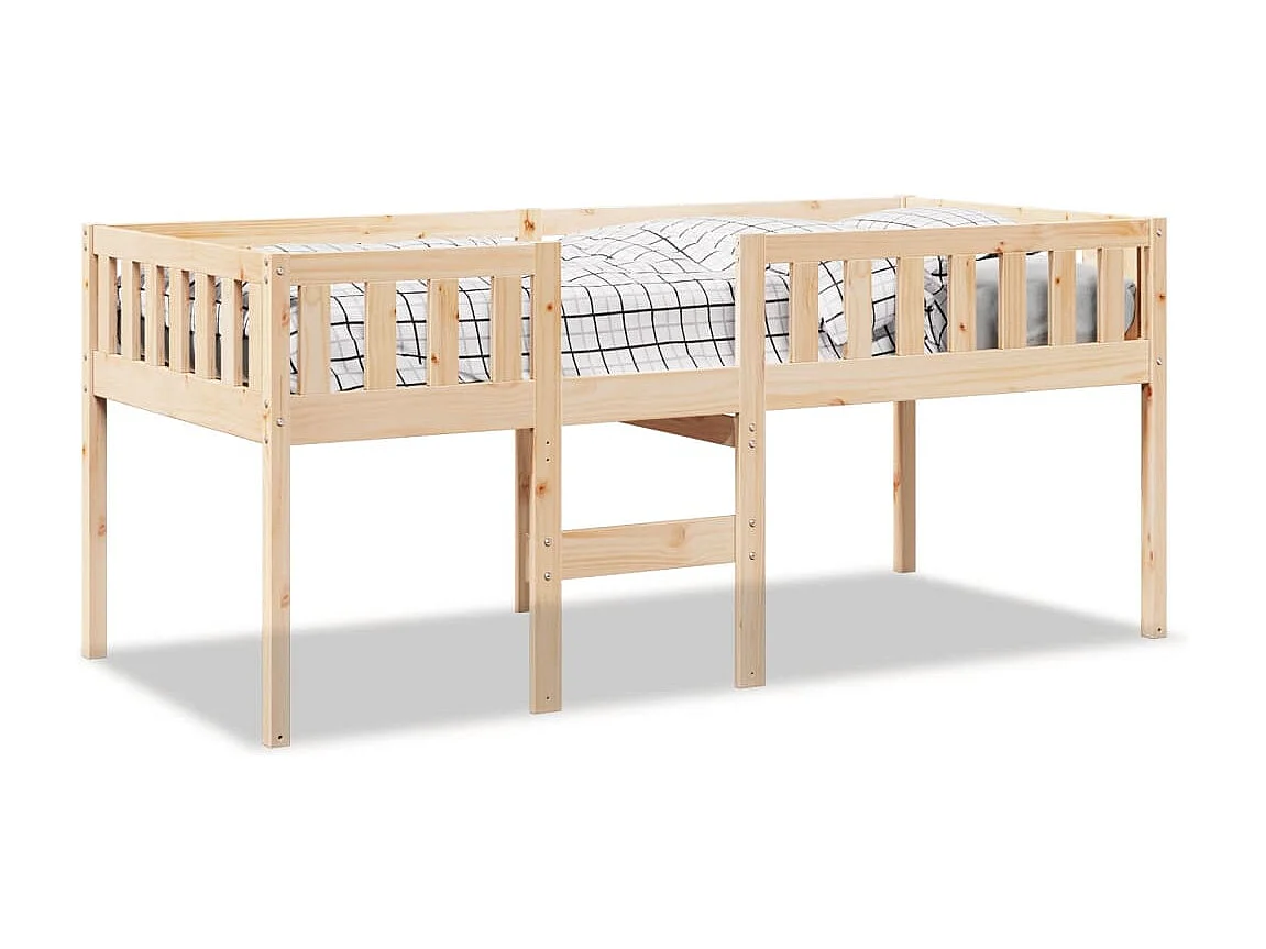 Lit pour enfants sans matelas 80x200 cm bois de pin massif