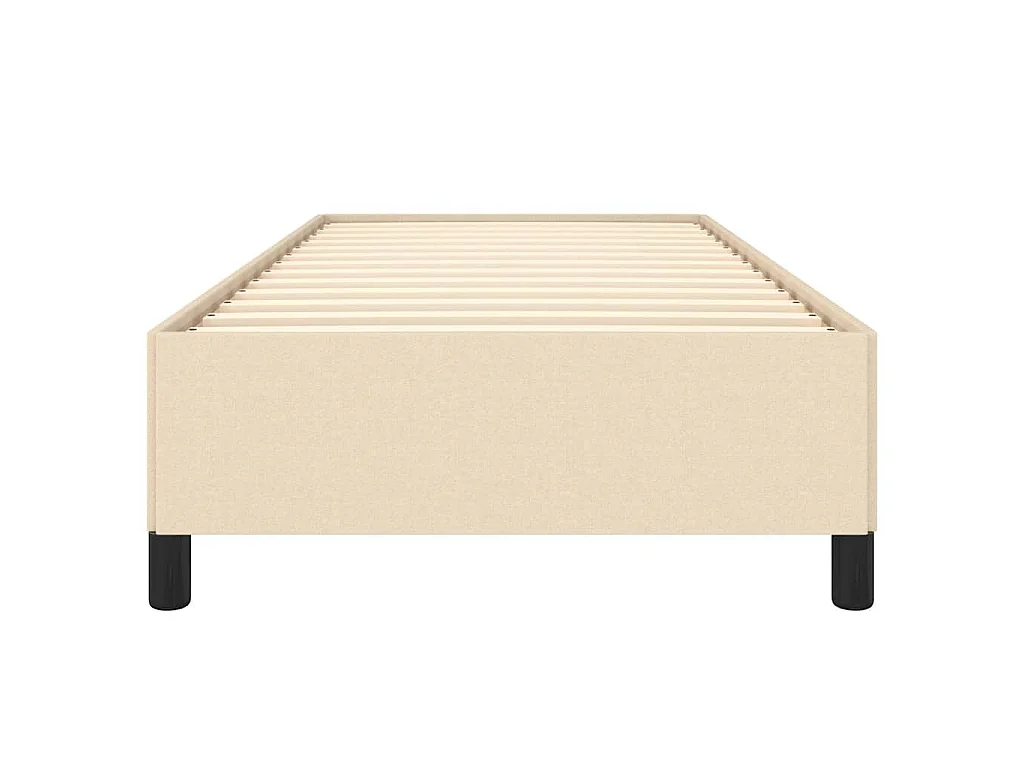 Giroletto senza Materasso Crema 80x200 cm in Tessuto