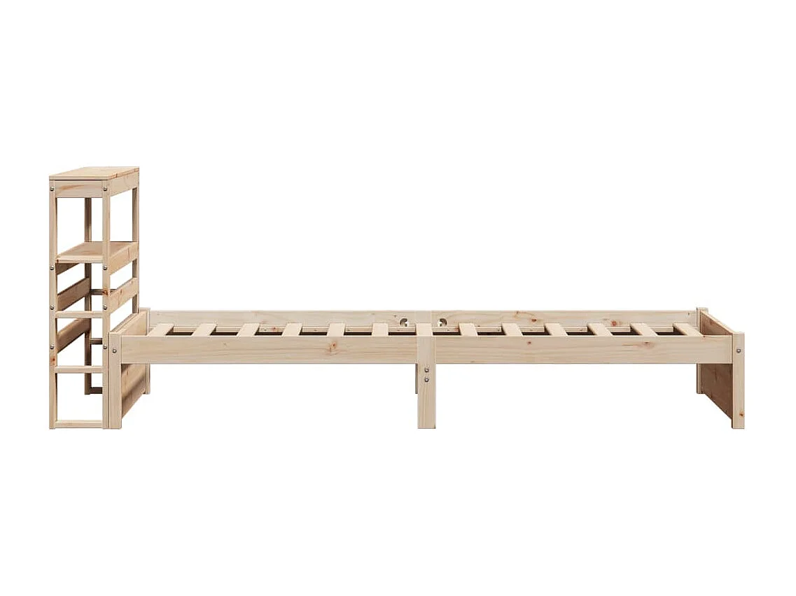 Cadre de lit avec tête de lit sans matelas 75x190 cm