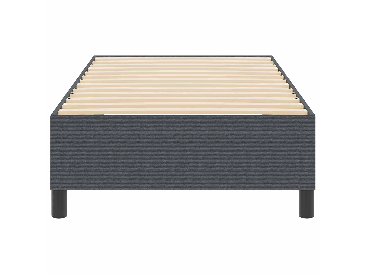 Struttura letto piattaforma Grigio scuro 80 x 200 cm
