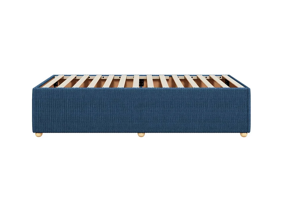 Giroletto senza Materasso Blu 80x200 cm in Tessuto