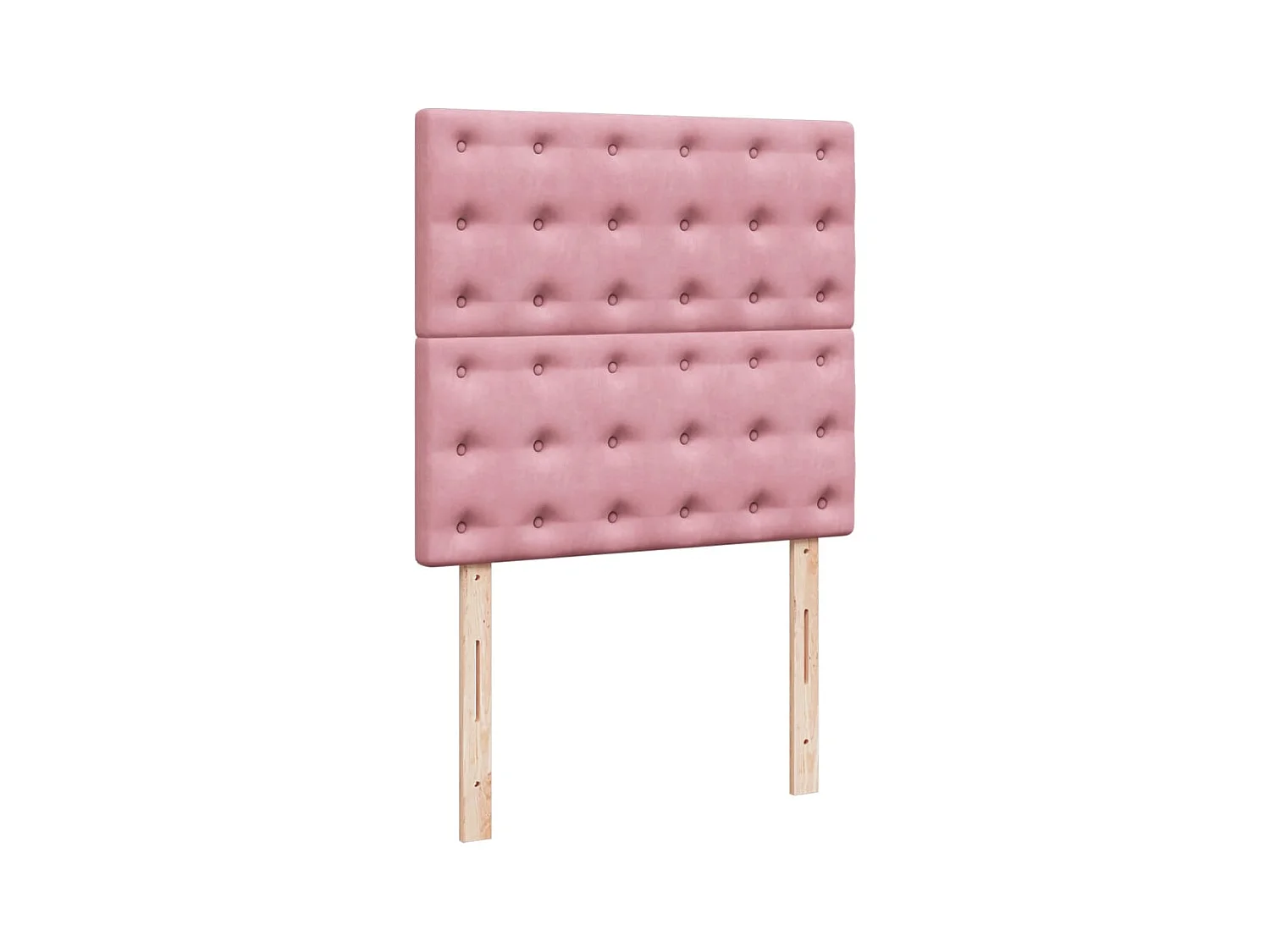 Sommier à lattes de lit et matelas Rose 80x200 cm Velours