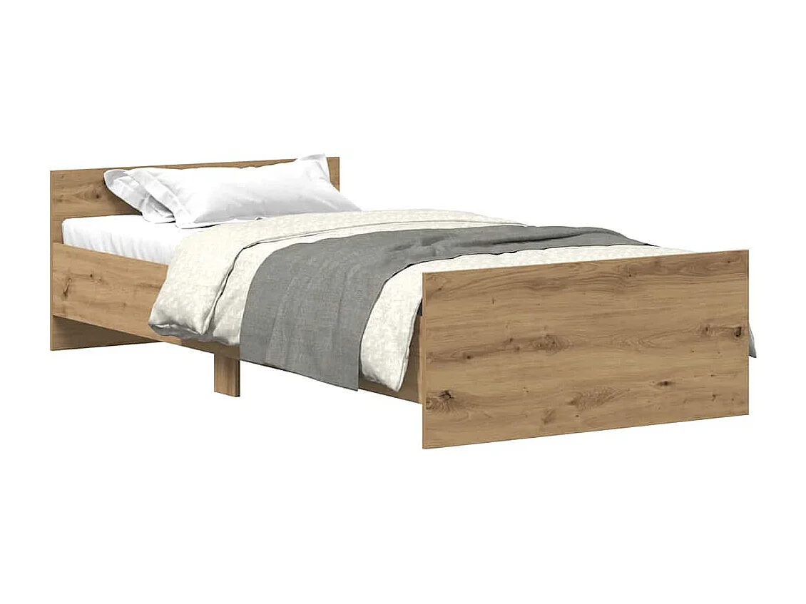 Giroletto senza Materasso Rovere Artigianale 75x190 cm