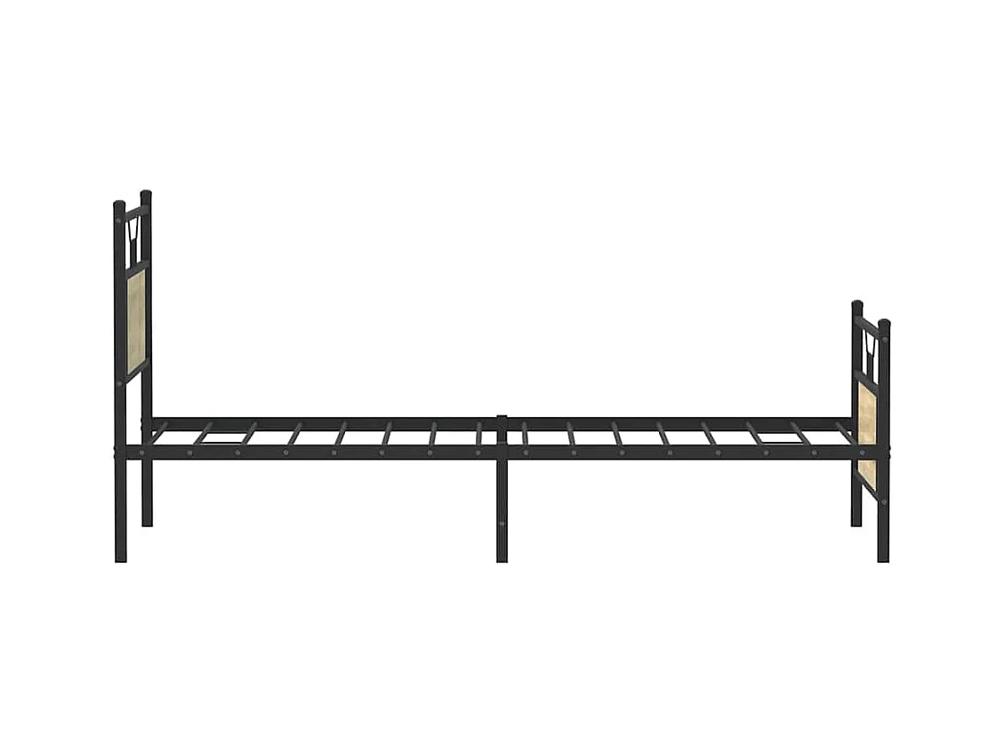 Bettgestell ohne Matratze Sonoma-Eiche 75x190 cm Holzwerkstoff