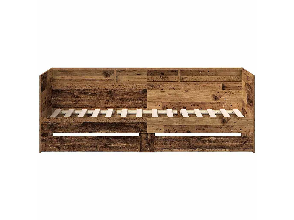 Lit d'appoint Bois Ancien 75 x 190 cm Bois d'ingénierie