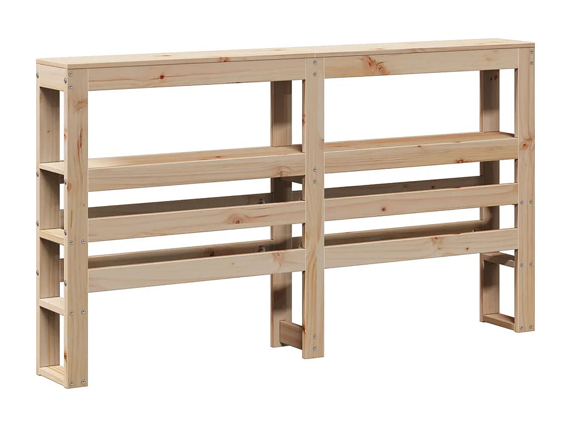 Cadre de lit sans matelas 75x190 cm bois de pin massif