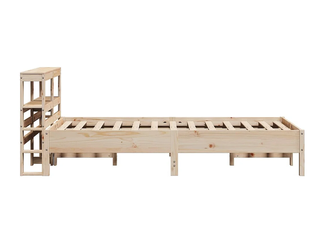 Letto senza Materasso 75x190 cm in Legno Massello Pino