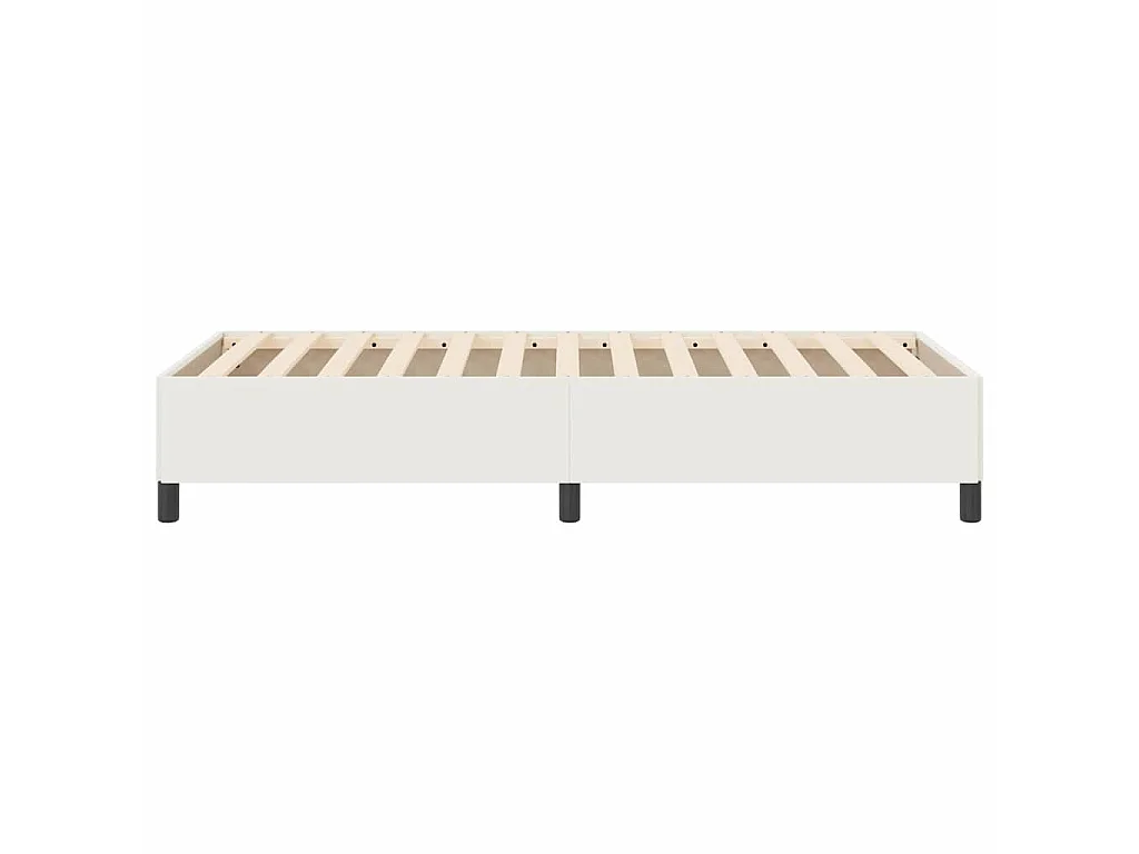 Boxspringbett Creme 80 x 200 cm Cordstoff