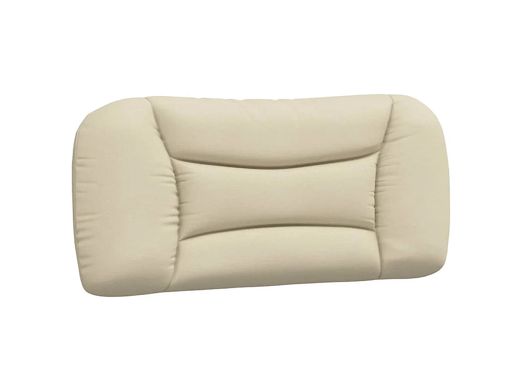 Bett mit Matratze "Hvar" Creme 80x200 cm Stoff