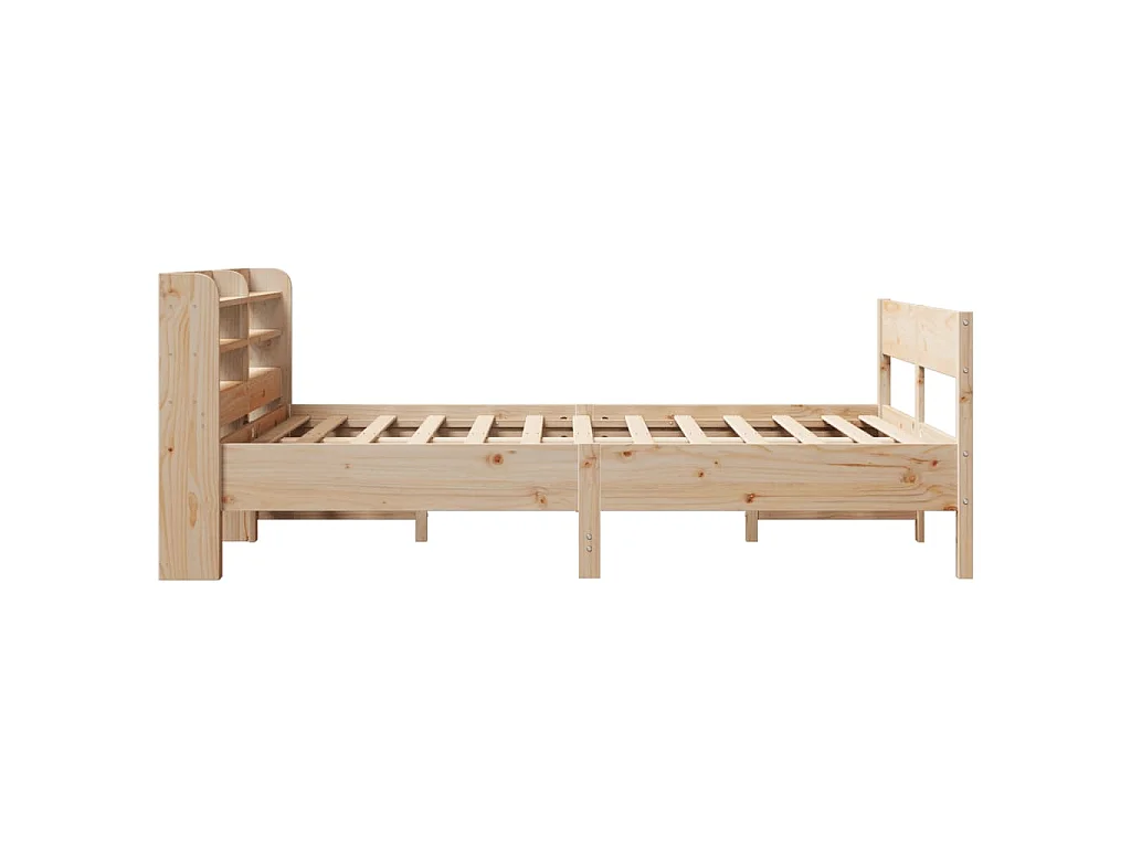 Cama sem colchão 135x190 cm madeira de pinho maciça