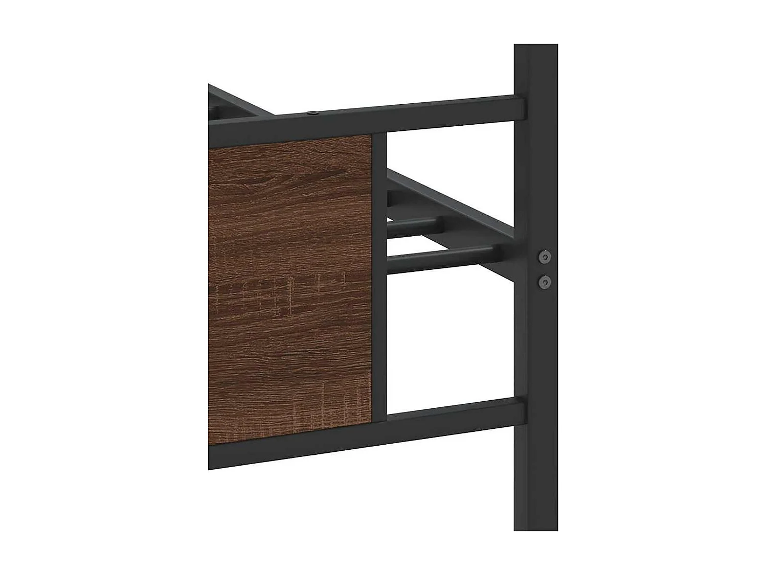 Bedframe zonder matras bewerkt hout bruin eikenkleur 80x200 cm