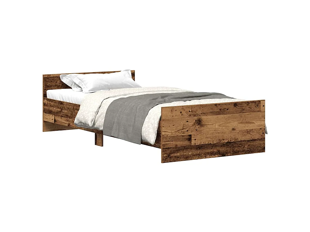 Estrutura de cama sem colchão 75x190cm derivados de madeira