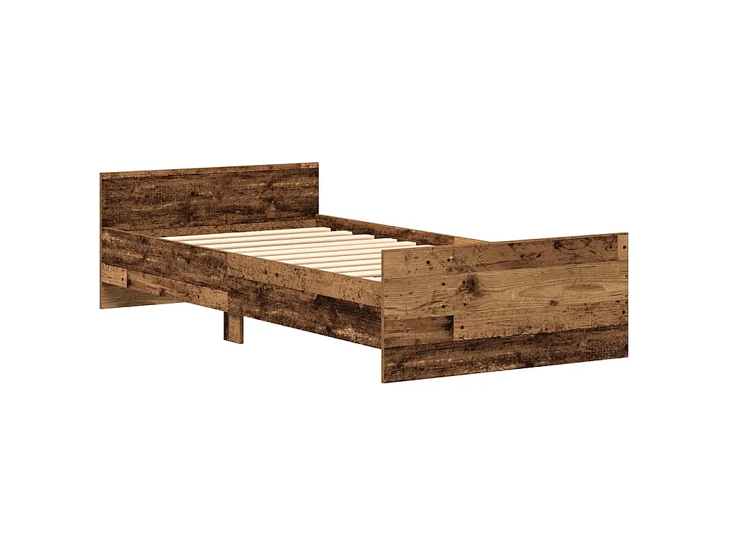 Estrutura de cama sem colchão 75x190cm derivados de madeira