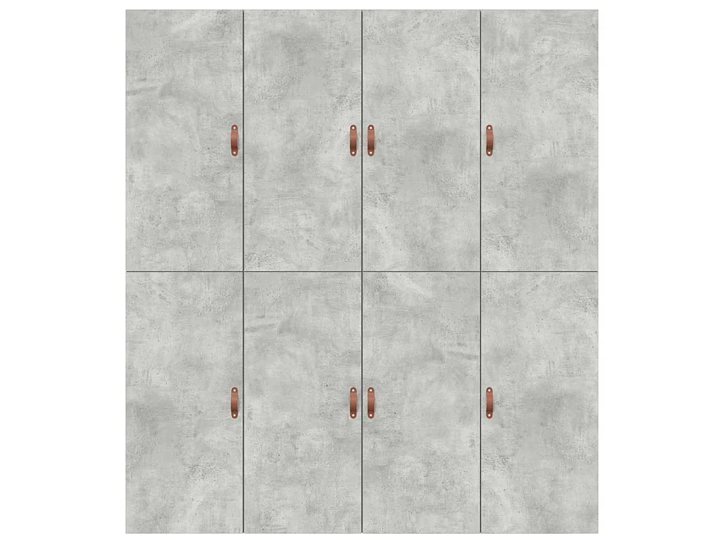 Struttura letto con contenitore Grigio cemento 200 x 200 cm