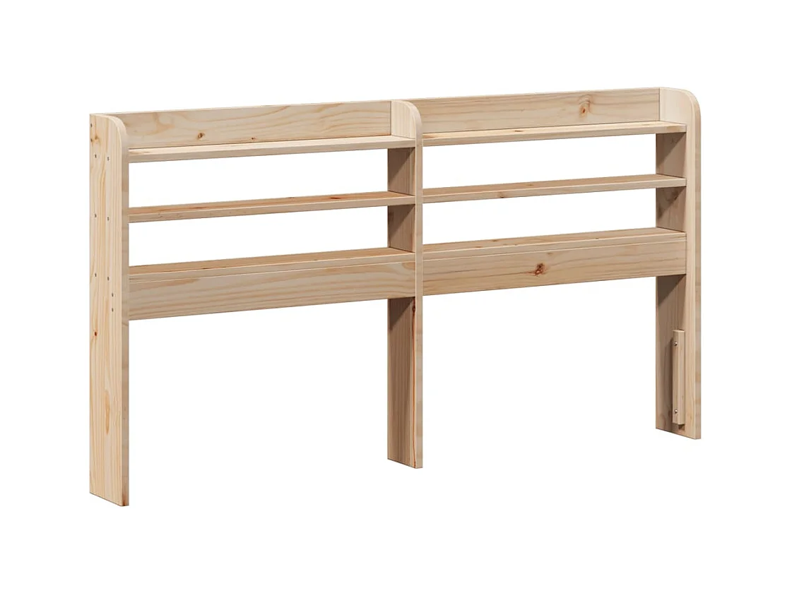 Cadre de lit et tête de lit sans matelas 135x190 cm
