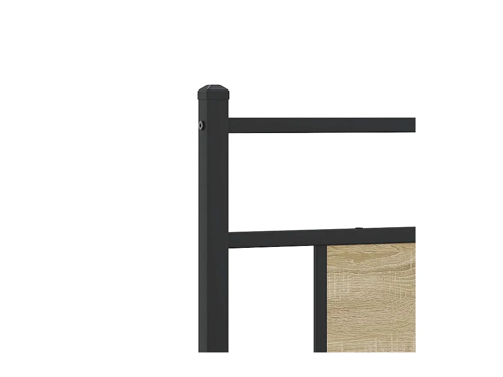 Bettgestell ohne Matratze Sonoma-Eiche 80x200 cm Holzwerkstoff