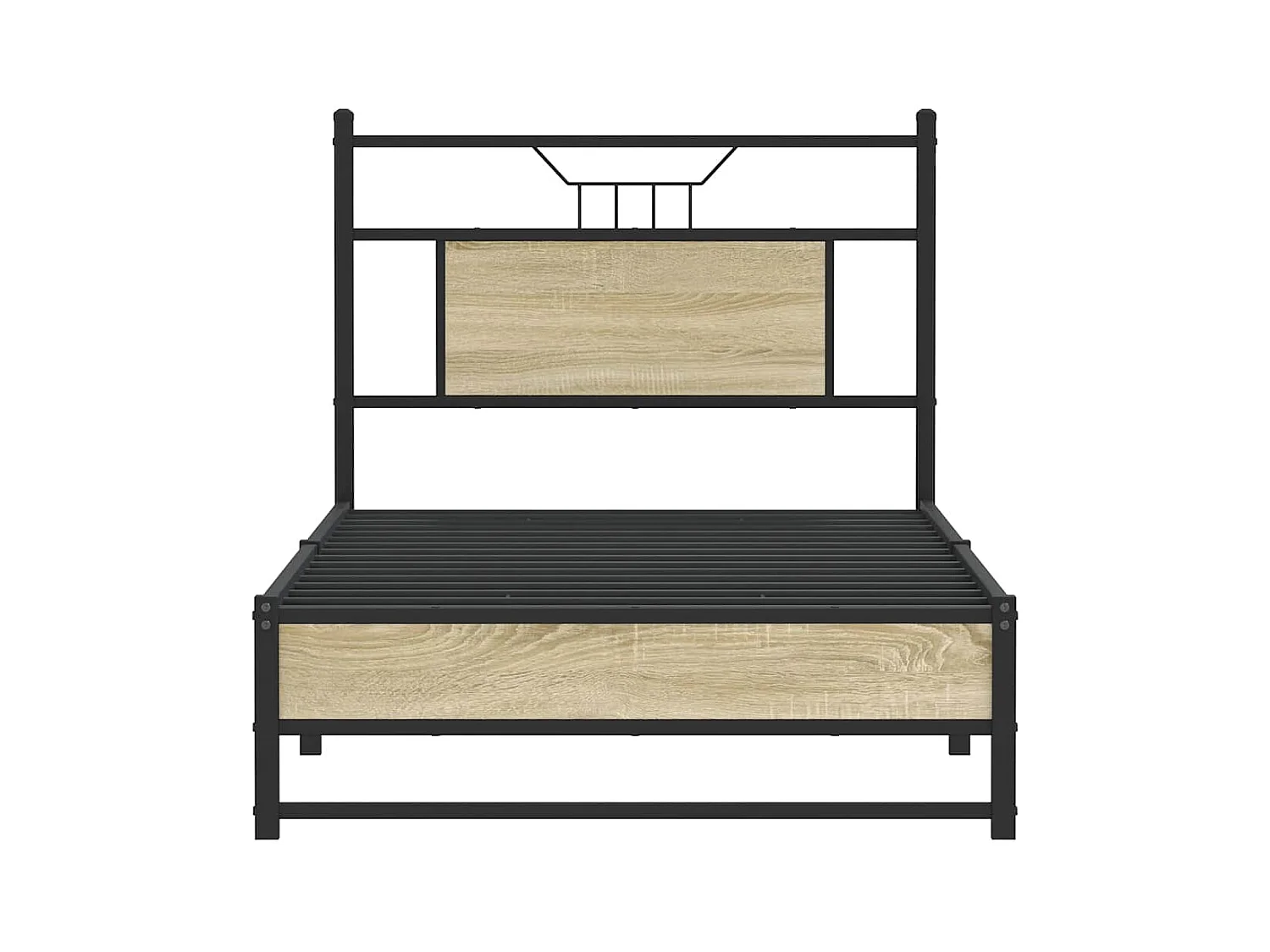 Bettgestell ohne Matratze Sonoma-Eiche 80x200 cm Holzwerkstoff