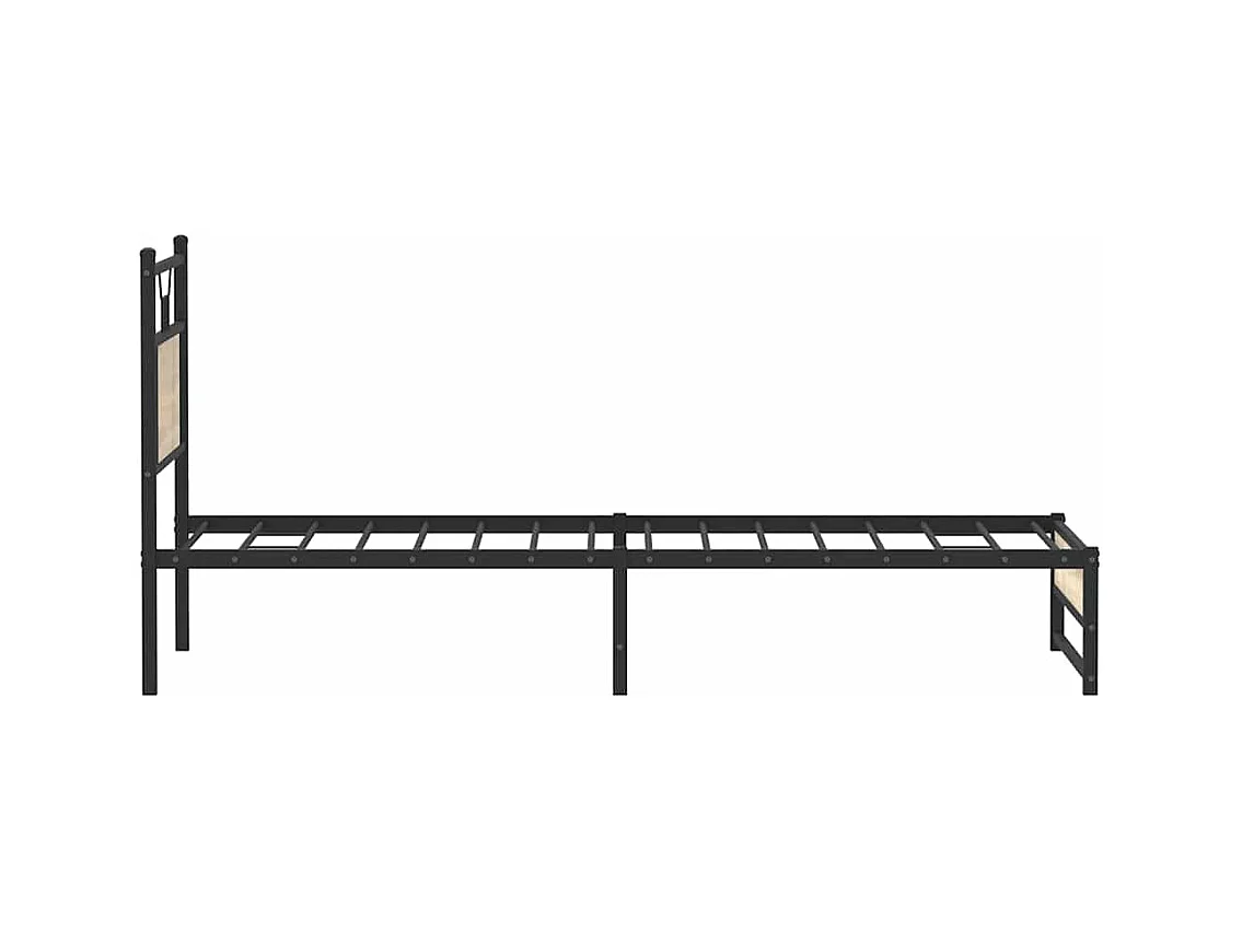 Bettgestell ohne Matratze Sonoma-Eiche 80x200 cm Holzwerkstoff