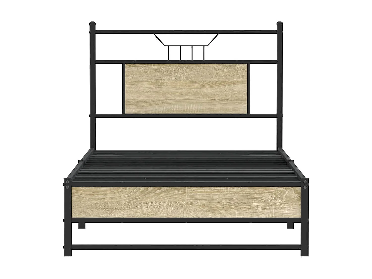 Bedframe zonder matras hout sonoma eikenkleurig 80x200 cm