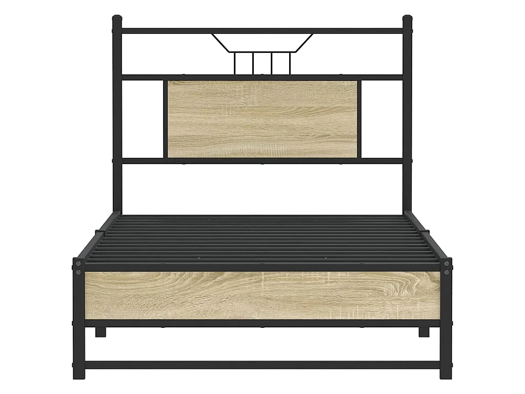 Giroletto senza Materasso Rovere Sonoma 80x200 cm in Truciolato